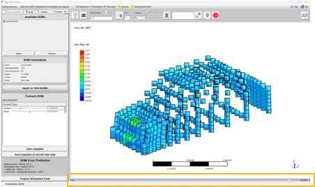 Static ROM Builder – vizualizace výsledků v čase (Parametric Field History in Static ROM Builder)