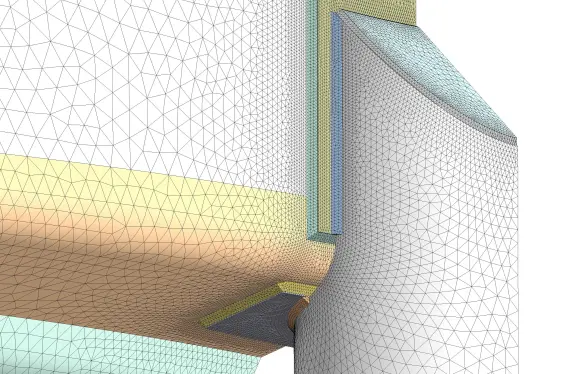 Ansys Meshing simulace SVS FEM