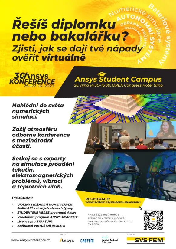 plakát Ansys Student Campus